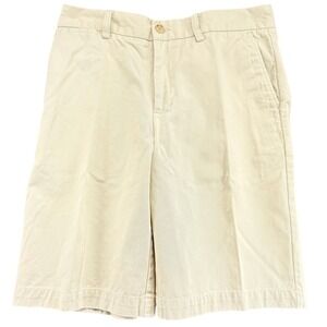 Polo Ralph Lauren Boys 18 Classic Polo Chino Shorts Tan Khaki Cotton Preppy